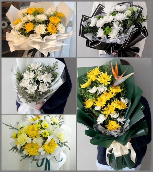 贵州毕节市黔西县金碧镇张家桥村白事花束代送